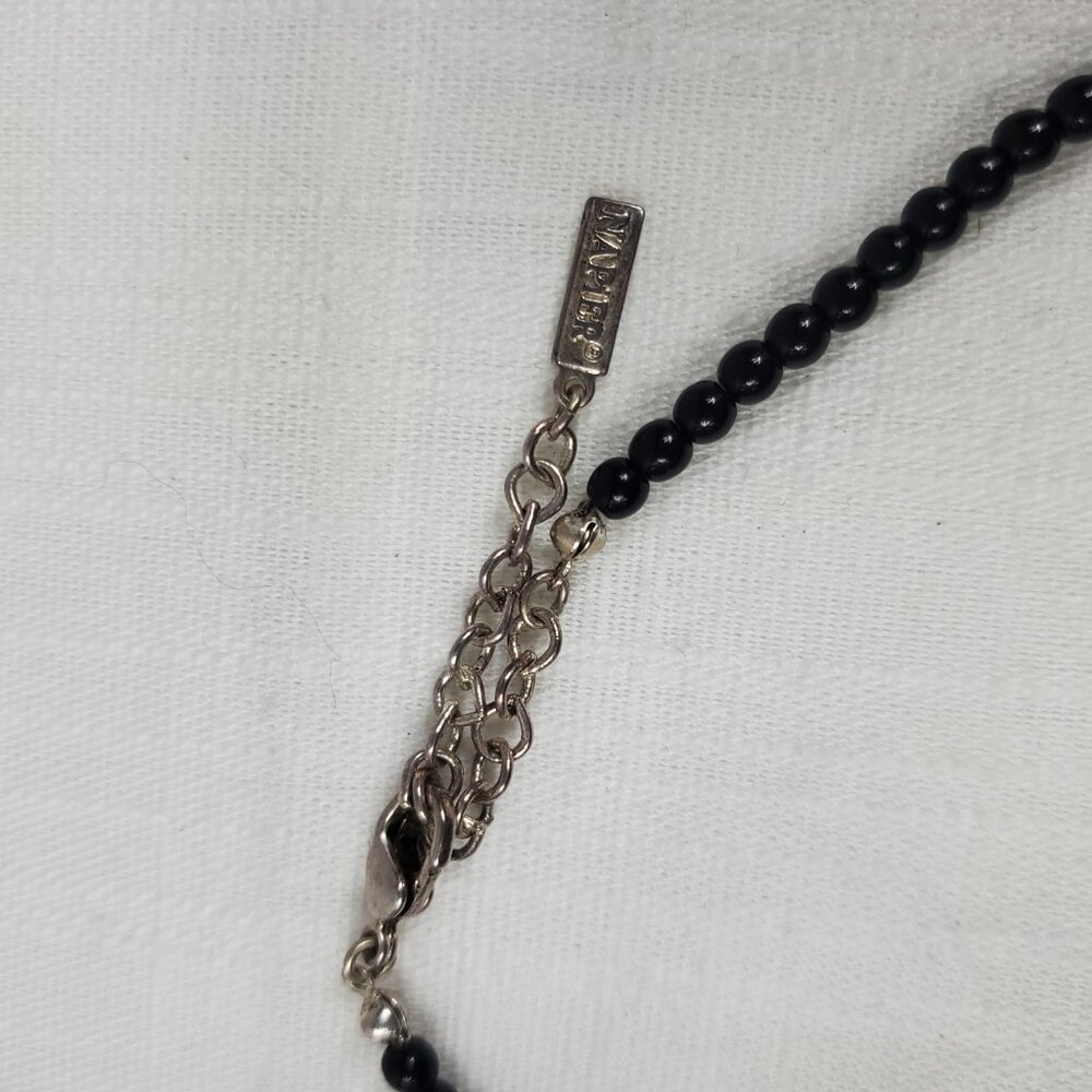 Napier Silver Tone Scrollwork Design Medallion Pe… - image 3